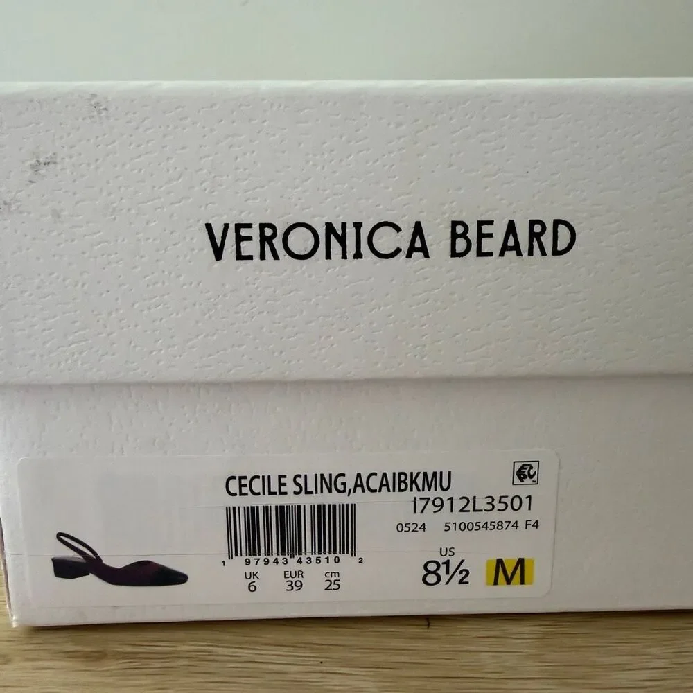 Veronica Beard Cecile Two Toned Slingback Heels 8.5